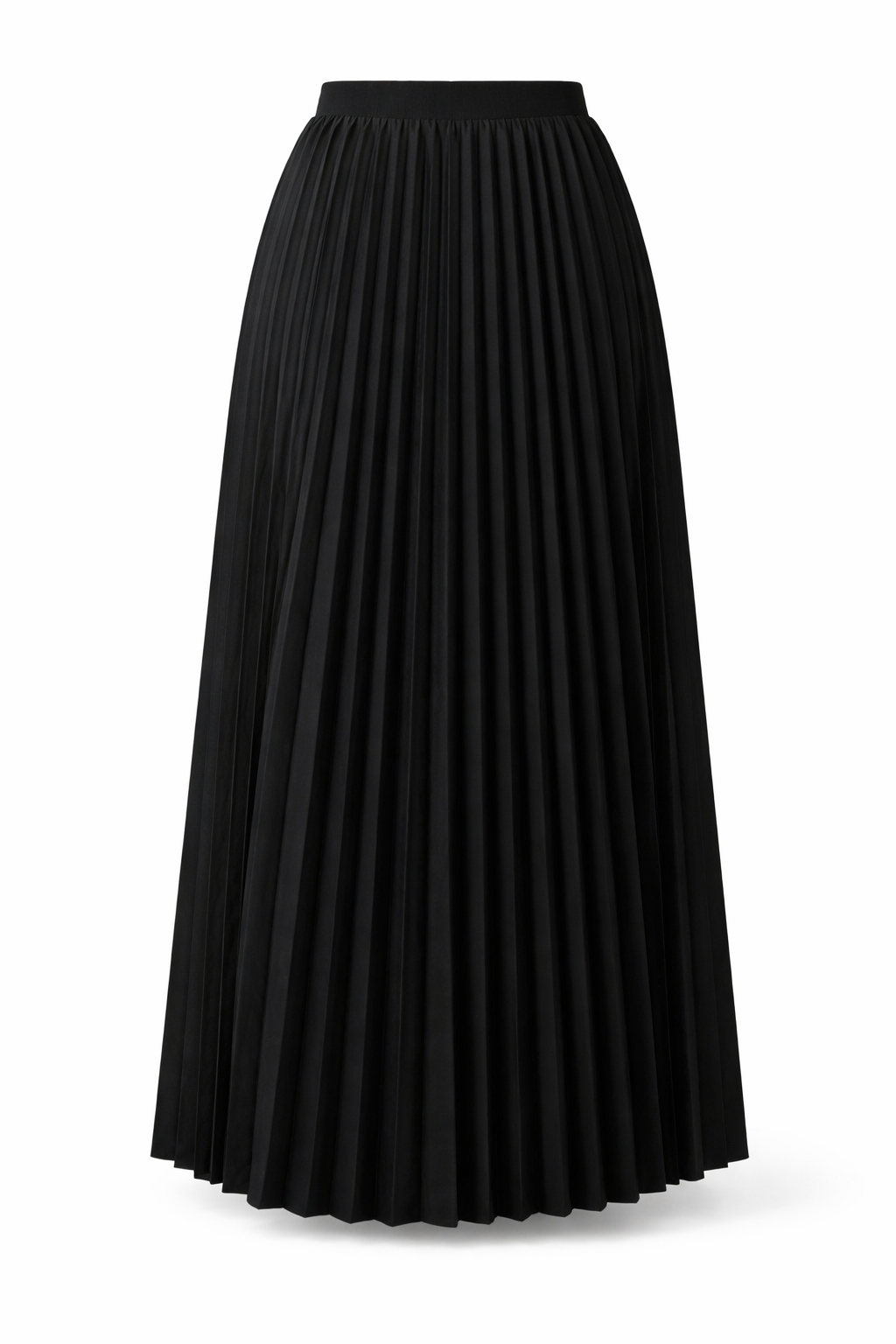 The pleated maxi skirt